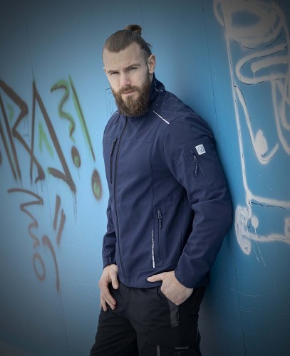 Kurtka Softshell Ardon VISION, ciemnoniebieska