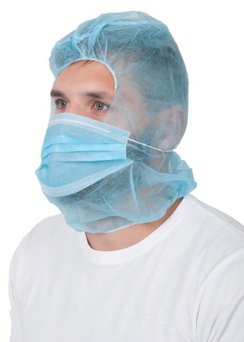 PP kominiarka z maską Ardon Astro-cap, 50 szt, biała W