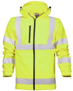 Ardon kurtka REF501 HI-VIZ softshellowa, seledynowa
