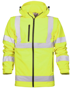 Ardon kurtka REF501 HI-VIZ softshellowa, seledynowa