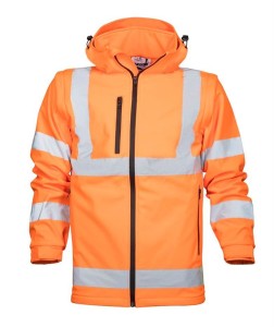 Ardon kurtka 2 z 1 REF502 Softshellowa, HI-VIZ, pomarańczowa, z pasami