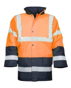 Ardon kurtka zimowa REF602, EN 20471 HI-Viz pomarańczowo-niebieska