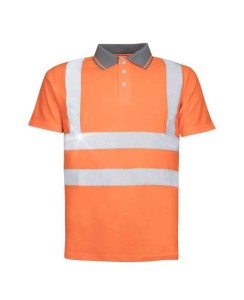 Ardon polo z krótkim rękawem REF202 EN 20471 HI-Viz, pomarańczowa