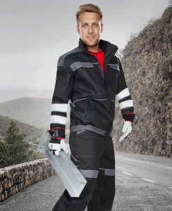 Bluza robocza z pasami odblaskowymi Ardon COOL TREND czarno-szara