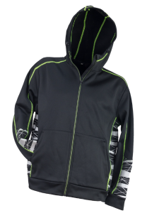 Bluza męska URG_922 czarna z kapturem