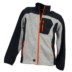 Bluza męska URG-953 szaro-czarna