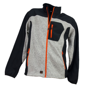 Bluza męska URG-953 szaro-czarna