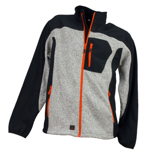 Bluza męska URG-953 szaro-czarna