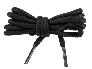 Sznurowadła okrągłe, czarne 105cm