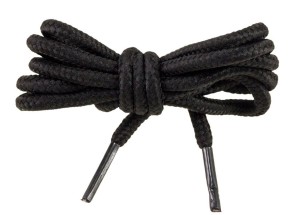 Sznurowadła okrągłe, czarne 90cm