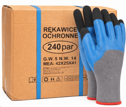 Rękawice lateksowe piankowe Urgent 1044/RwnylBi Foam/Ekstra wampirki