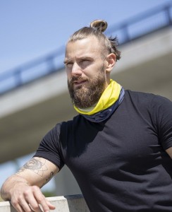 Chusta wielofunkcyjna Ardon  CREATRON® antracytowy żółty