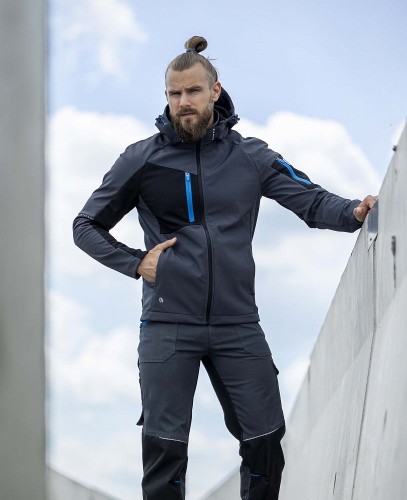 Kurtka softshell Ardon CITYCONIC® ciemnoszara