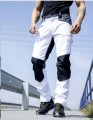 Spodnie do pasa Ardon 4Xstretch® białe