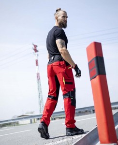 Spodnie do pasa Ardon 4Xstretch® czerwone