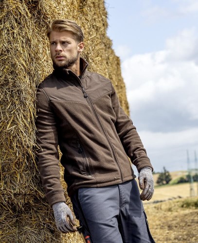 Bluza Ardon SoftFLEECE COMBO brązowa