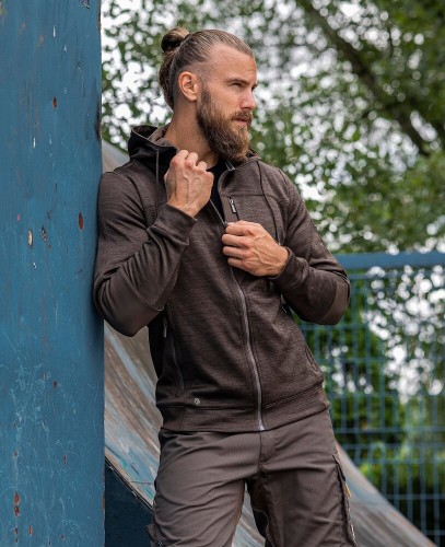 Bluza Ardon 3DBreathe brązowy melange