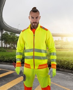 Bluza polarowa HiViz Ardon SIGNAL, seledynowa