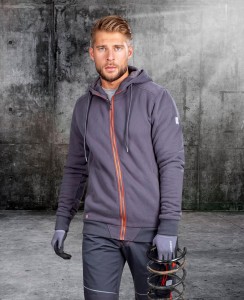 Bluza Ardon M003 szaro-czerwona