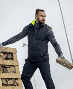 Kamizelka softshell Ardon VISION WINTER, czarno-żółta