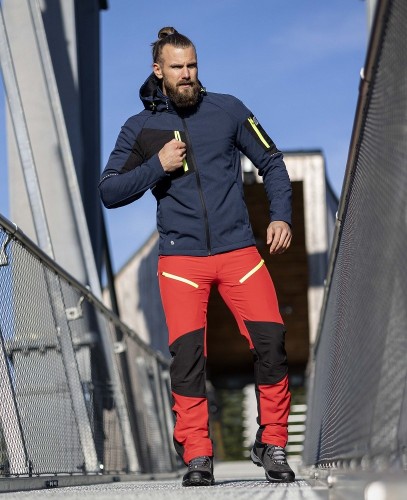 Spodnie softshell męskie Ardon CITYCONIC® czerwony