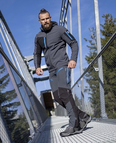 Spodnie softshell męskie Ardon CITYCONIC® ciemno szary