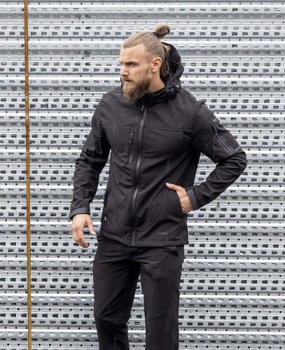 Kurtka softshell męska Ardon  SPIRIT, czarna