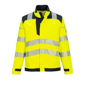 Trudnopalna bluza multiochronna Modaflame PW3 FR714YNR żółty/granatowy