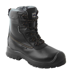 Portwest FD02 Trzewiki Traction o wysokości 7 cali (18 cm) S3 HRO CI WR czarny