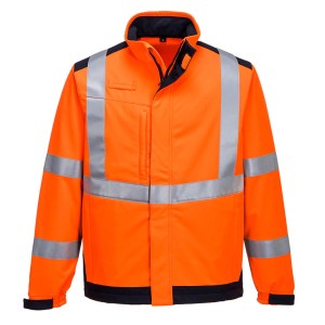 Portwest MV72 Softshell Modaflame Multi Norm Arc granatowo-pomarańczow