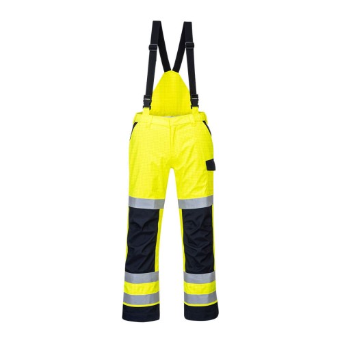 Portwest MV71 Ogrodniczki Modaflame Multi Norm Arc granatowo-seledynowy