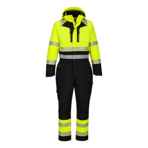 Kombinezon zimowy ostrzegawczy DX4 DX438YBR żółty/czarny