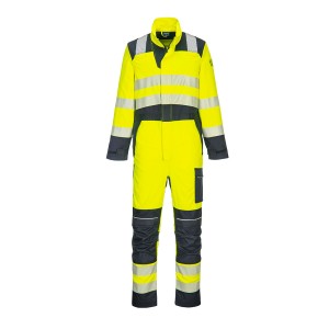 Trudnopalny kombinezon multiochronny PW3 Modaflame FR507YNR żółty/granatowy