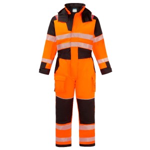 Kombinezon zimowy PW3 Modaflame Rain+ HI-Vis Multi-Norm FR FR516OBR pomarańczowy/czarny