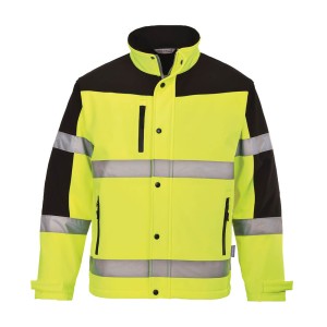 Portwest S429 Dwukolorowy Softshell (3 warstwy) żółty