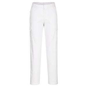 Portwest S233 Spodnie damskie cargo stretch biały