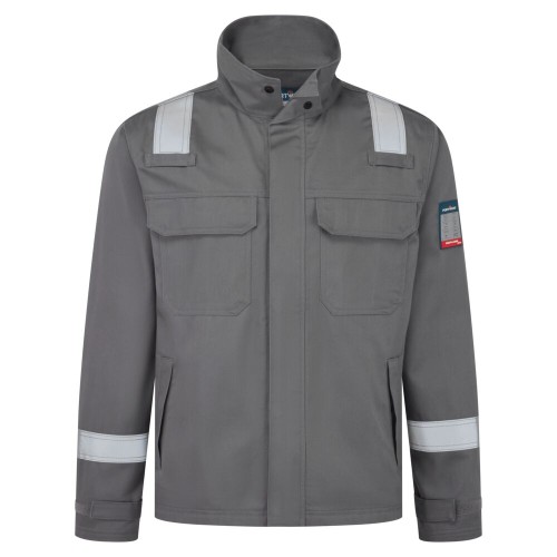 Bluza trudnopalna Bizflame Work FR741GRR szary