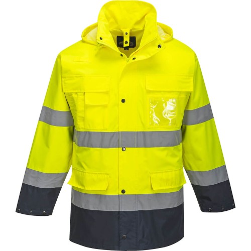 Portwest S162 Kurtka Ostrzegawcza 3 w 1 Lite granatowo-seledynowy