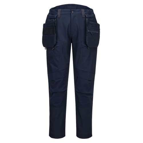 Spodnie softshell DX4 z odpinanymi kieszeniami kaburowymi DX450ANR cały granatowy