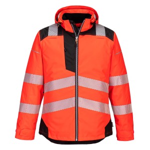 Portwest T400 Kurtka odblaskowa czerwono-czarny