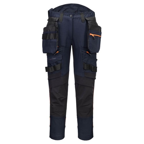 Portwest DX452DNR Damskie spodnie robocze DX4 z kaburami dark granatowy