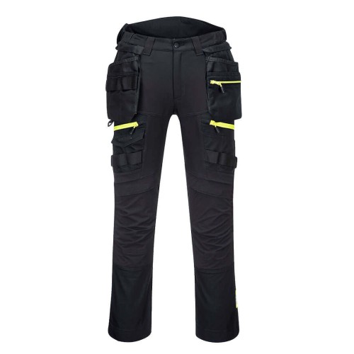 Portwest DX452BKR Damskie spodnie robocze DX4 z kaburami czarny