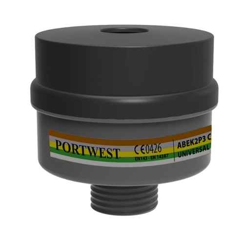 Portwest P976 Filtr kombinowany uniwersalny ABEK2P3 czarny (4 szt)