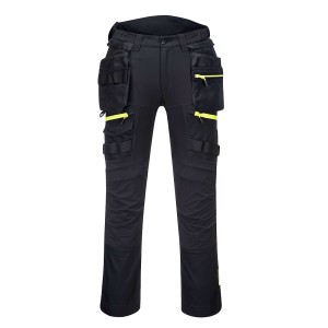 Portwest DX440 Spodnie do pasa DX4 z kieszeniami kaburowymi czarny