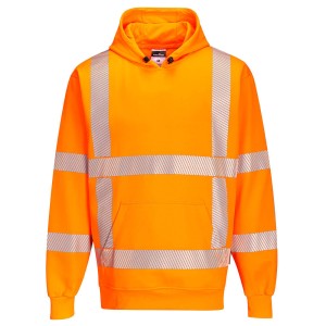 Portwest R477 Bluza ostrzegawcza z kapturem RWS pomarańczowy
