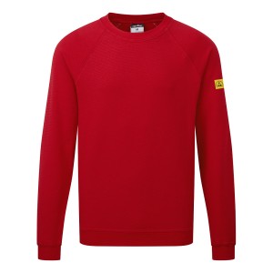 Bluza antystatyczna ESD AS24DRR ciemnoczerwony