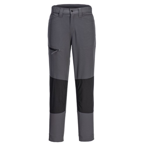 Portwest CD887 damskie spodnie robocze ze stretchem WX2 szary-stalowe