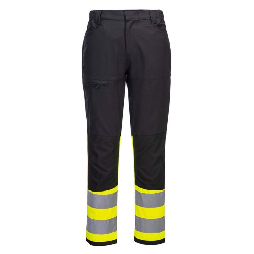 Portwest CD888YBR Spodnie serwisowe WX2 Eco HI-Vis klasy 1 żółty/czarny