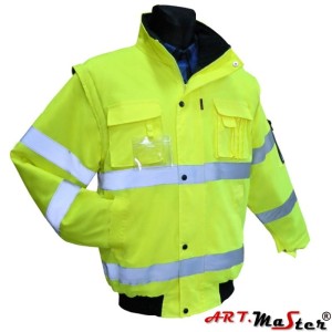 Kurtka pilotka FLASH Short Y (Hyperion) seledynowa odblaskowa