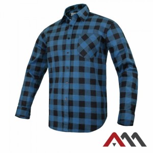 A-M Koszula flanelowa STRONG niebieska